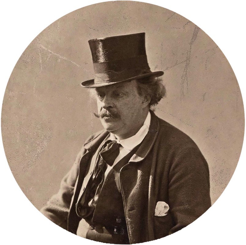 Nadar, by son Paul, around 1888-1890-Kodak flexible film negative