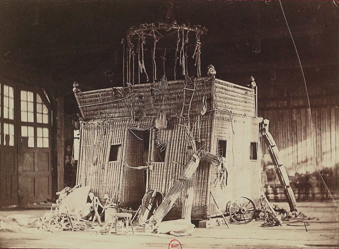 The Géants basket after the accident in 1863.