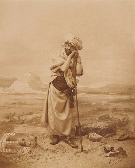 Ludovic Napoléon Lepic as an explorer-in the studio, by Paul Nadar, 1884.