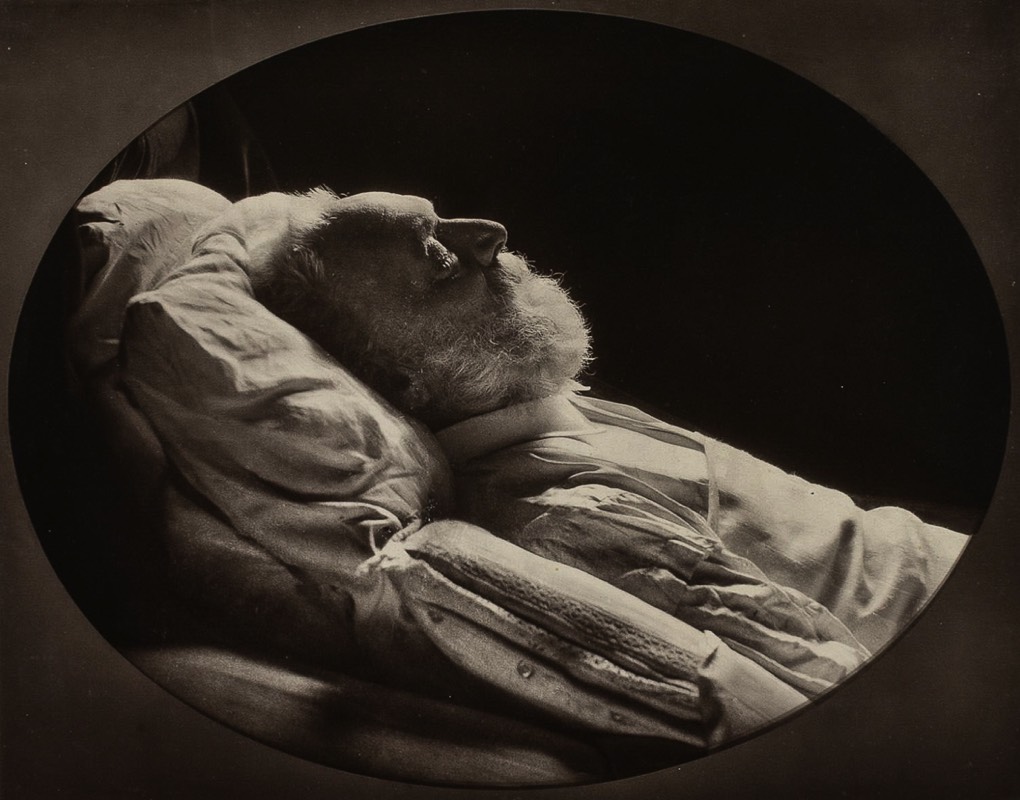 Victor Hugo on his Death Bed, 1885