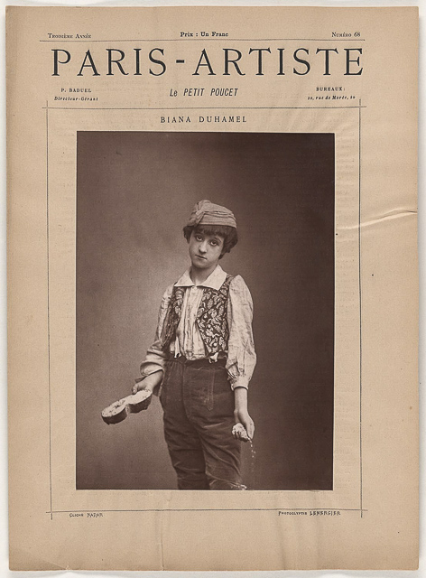 Theater portraits were another Nadar specialty.