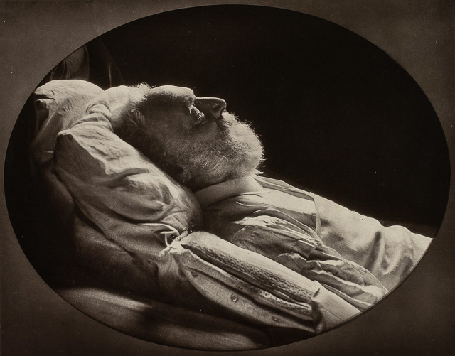 Victor Hugo on his Death Bed, 1885