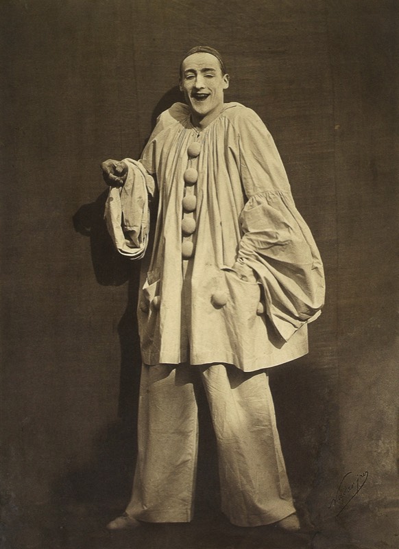 Pierrot Laughing. Nadar and Adrien Tournachon, 1854-55