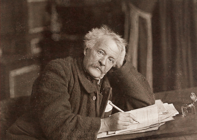 Nadar in the studio office on rue dAnjou, c1894.