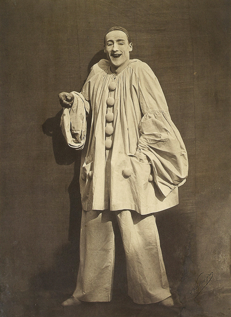 Pierrot Laughing. Nadar and Adrien Tournachon, 1854-55