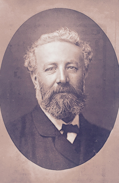 Jules Verne, Paris, August 1878, a close friend of Nadars.