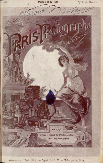 Cover of Paris Photographe, which Paul edited-May 25, 1891.